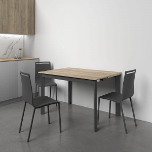 Table petit espace extensible en stratifié - Poker Minor