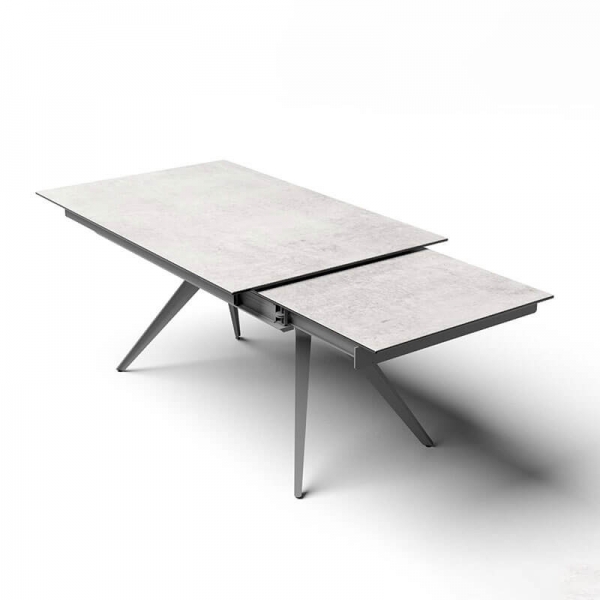 Table moderne en Dekton avec allonge - Eiffel - 4