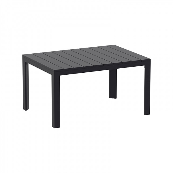 Table de jardin noire extensible en polypropylène et aluminium - Atlantic - 9