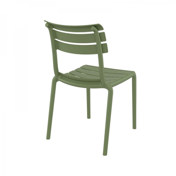 Chaise moderne verte en polypropylène - Helen - 3