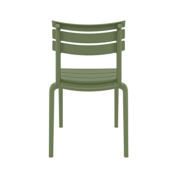 Chaise de jardin vert moderne en polypropylène - Helen - 8