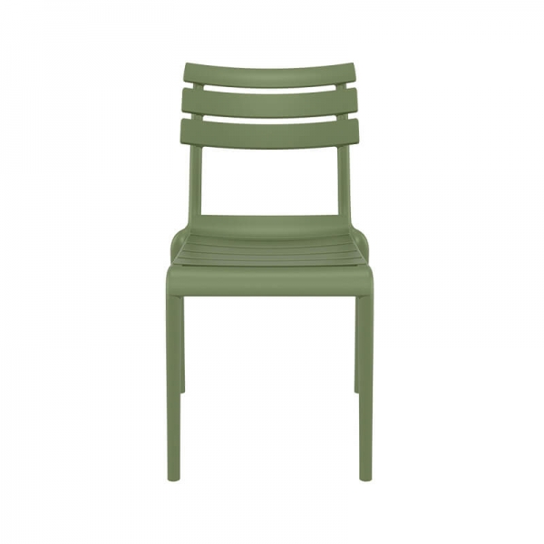 Chaise de jardin moderne en polypropylène vert  - Helen - 10