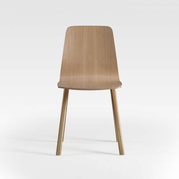 Chaise de designer en bois - Chevron - 4