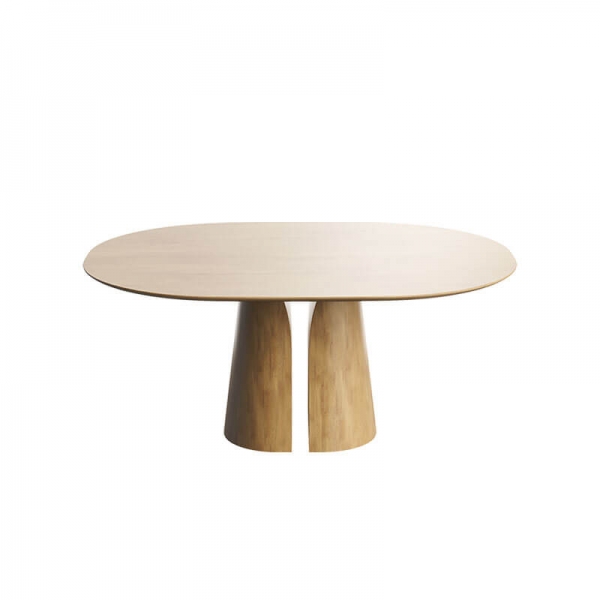 Table design en bois bords arrondis - Blossom Mobitec® - 18