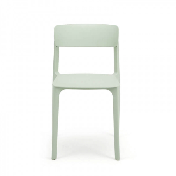 Chaise moderne en polypropylène vert d'eau - Neptune - 33