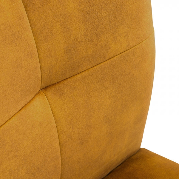 Chaise moderne en tissu avec pieds en métal - Adèle  - 26
