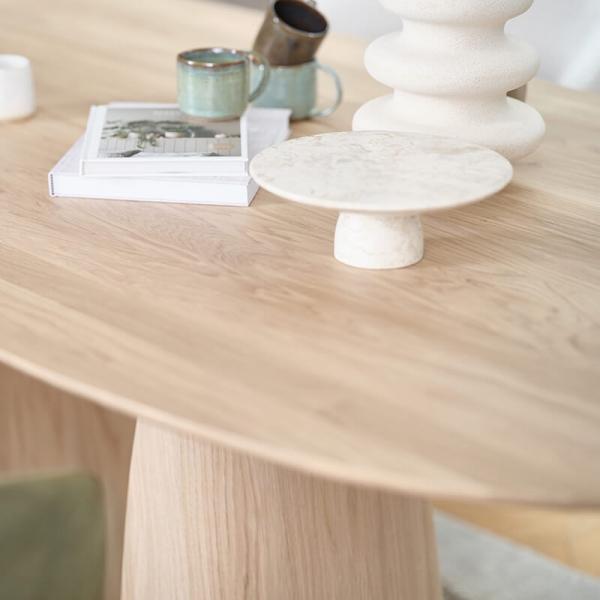 Table design en bois avec bords arrondis - Blossom Mobitec® - 9