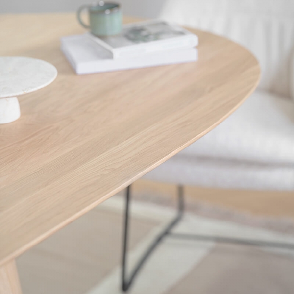 Table design en bois avec bords arrondis - Blossom Mobitec® - 10