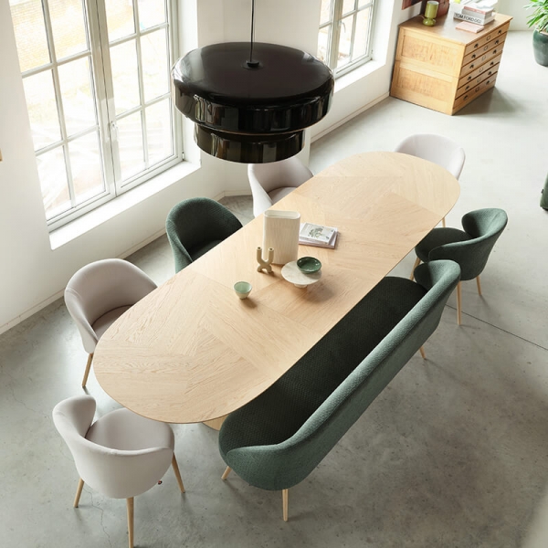 Table moderneen bois avec bords arrondis - Blossom Mobitec® - 3