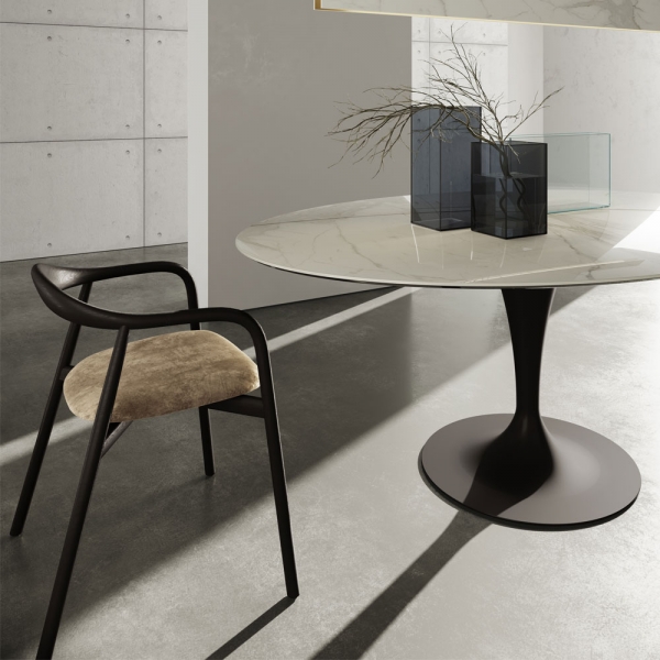 Table ovale design en céramique - Flûte Sovet® - 3