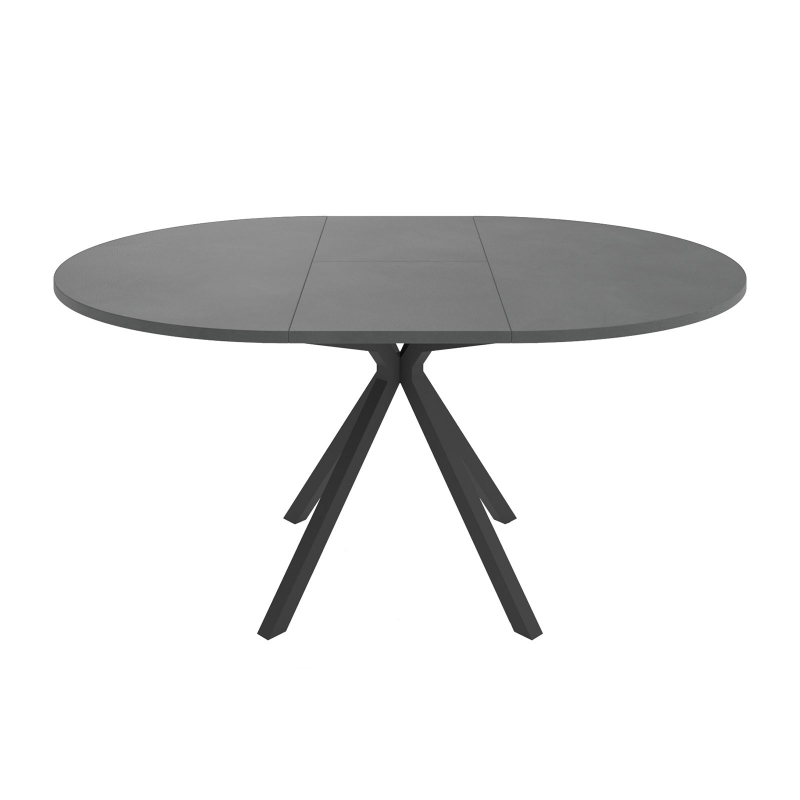 Table de repas rectangulaire et ronde design avec système extensible Onyx