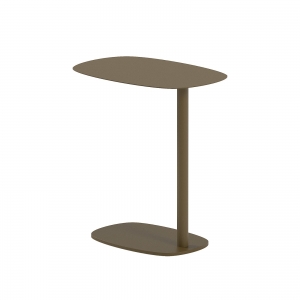 Table bout de canapé design en métal 