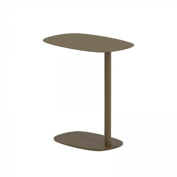 Table bout de canapé design en métal  - 1