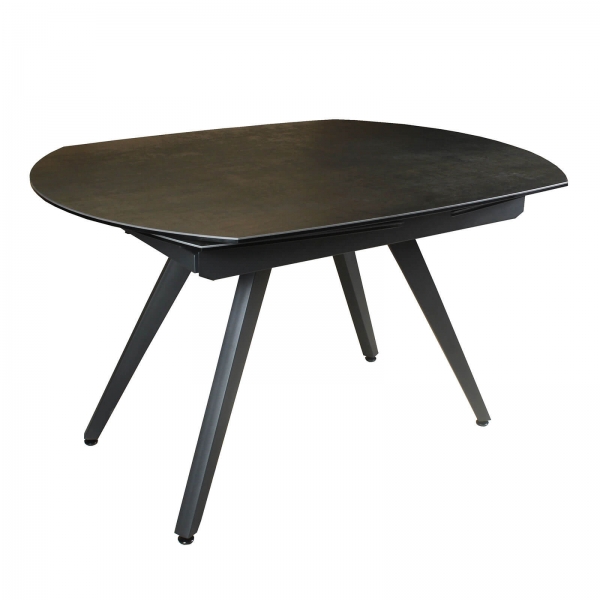 Table moderne extensible en céramique avec pieds en métal - Sofia - 5