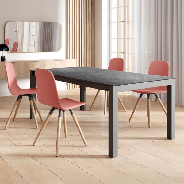 Table moderne rectangulaire en céramique - Kyoto - 1