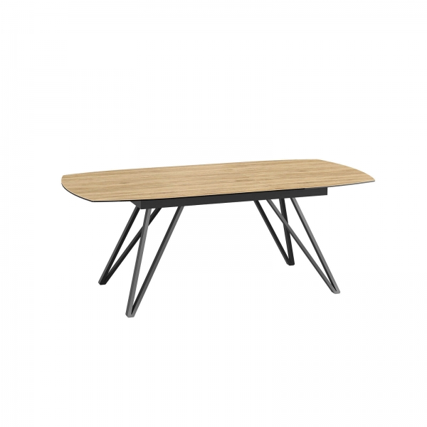 Table en céramique extensible avec pieds design - Babylone - 5