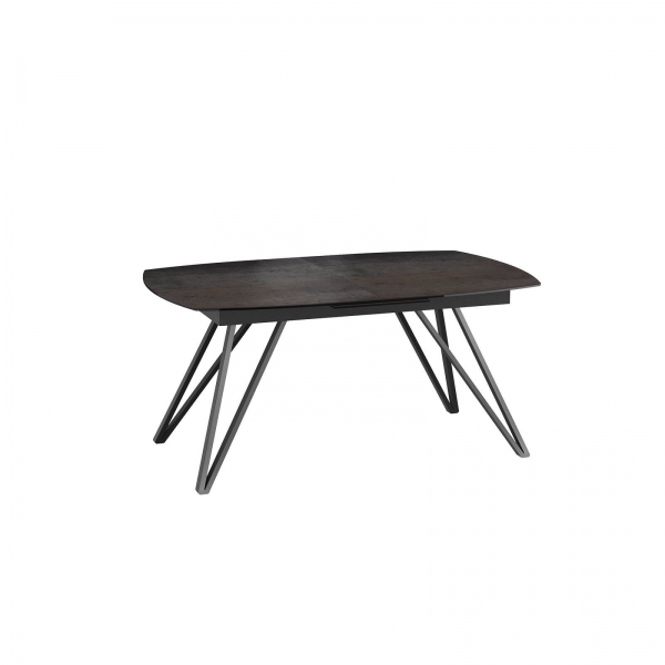 Table en céramique extensible avec pieds design - Babylone - 8