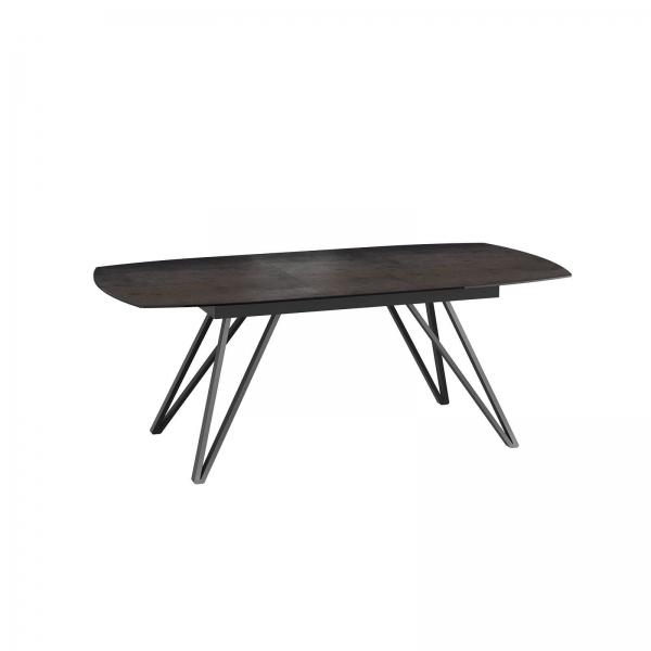 Table en céramique extensible avec pieds design - Babylone - 9