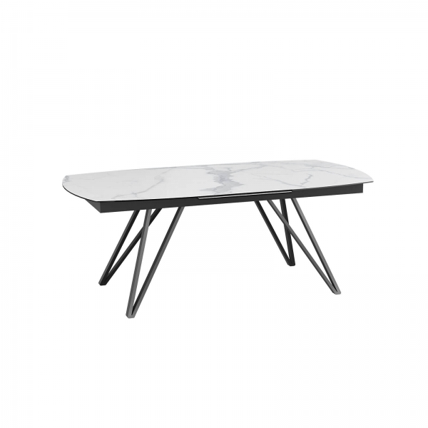 Table en céramique extensible avec pieds design - Babylone - 18