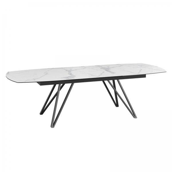 Table en céramique extensible avec pieds design - Babylone - 19