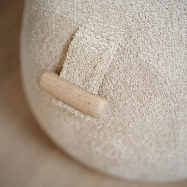 Grand pouf cosy en tissu avec poignée - Thalia XL Mobitec ® - 7