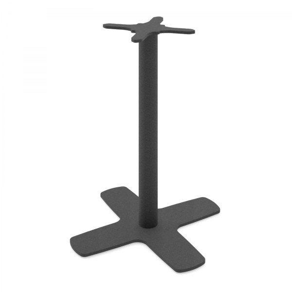 Pied central de table en métal avec base en croix - Spinner - 5