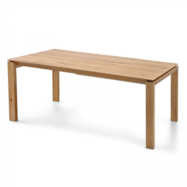 Table extensible en bois 195 x 90 cm - Flavie - 3