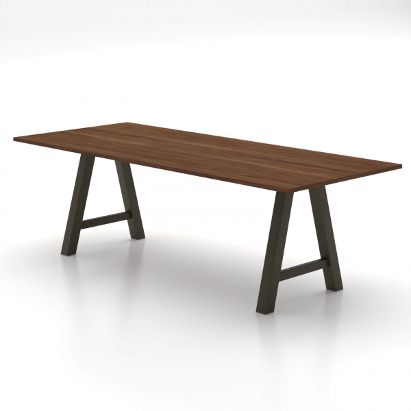  Grande table rectangulaire avec pieds en forme de tréteau - Alegro XL - 2