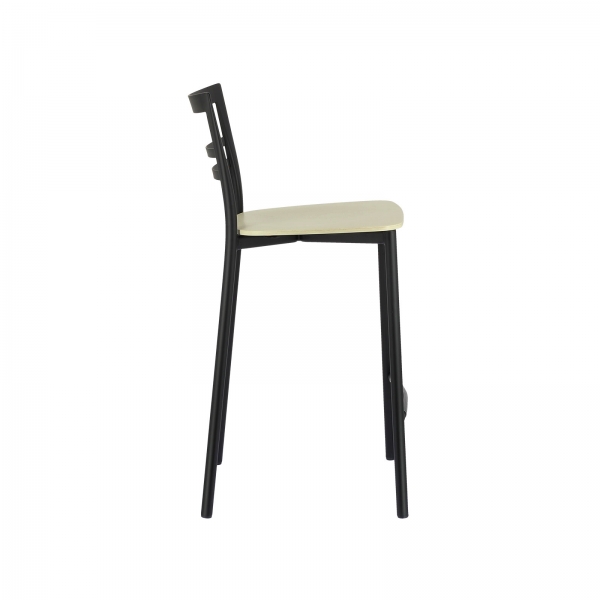 Tabouret snack contemporain en métal et multiplis bois - Go Clip Connubia® - 5