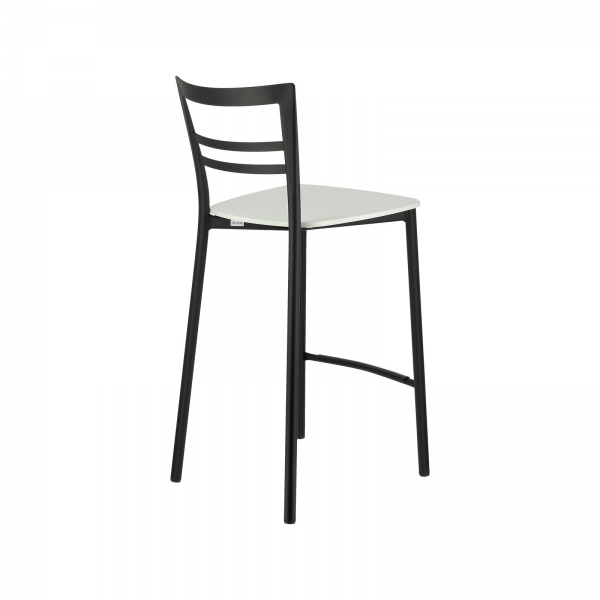 Tabouret snack contemporain en métal et multiplis bois - Go Clip Connubia® - 15