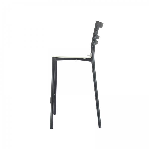 Tabouret snack contemporain en métal et multiplis bois - Go Clip Connubia® - 31