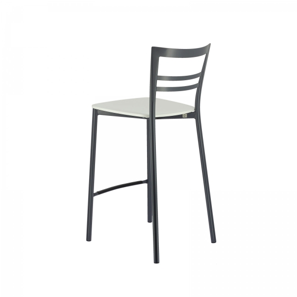 Tabouret snack contemporain en métal et multiplis bois - Go Clip Connubia® - 32