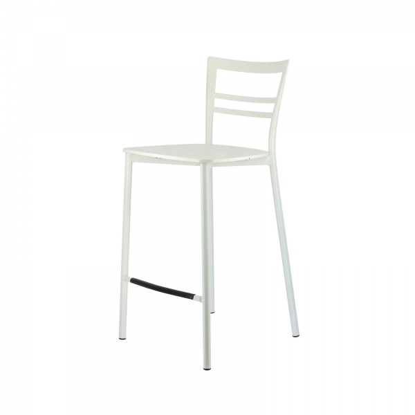 Tabouret snack contemporain en métal et multiplis bois - Go Clip Connubia® - 59