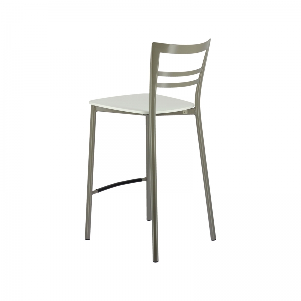 Tabouret snack contemporain en métal et multiplis bois - Go Clip Connubia® - 94