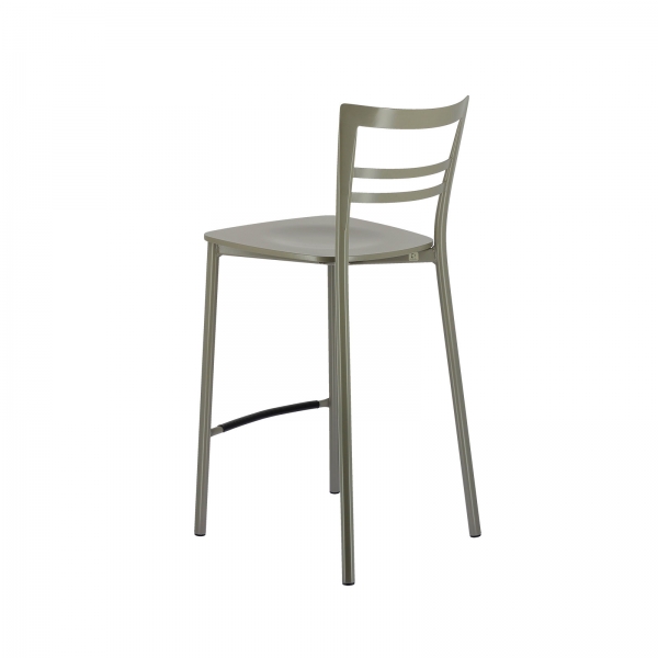 Tabouret snack contemporain en métal et multiplis bois - Go Clip Connubia® - 102