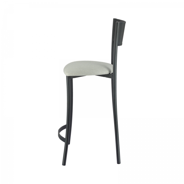 Tabouret haut français assise en tissu et structure en métal - Wasabi Carrier® - 6