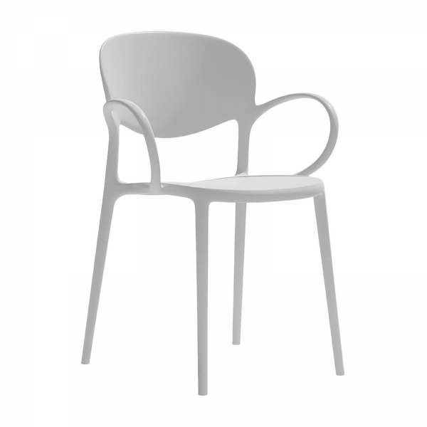 Fauteuil empilable en plastique recyclé - Abby Connubia® - 5