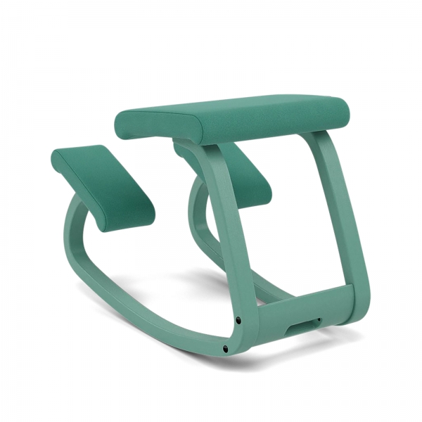 Chaise de bureau ergonomique à bascule en tissu vert - Variable Monochrome Varier® - 8