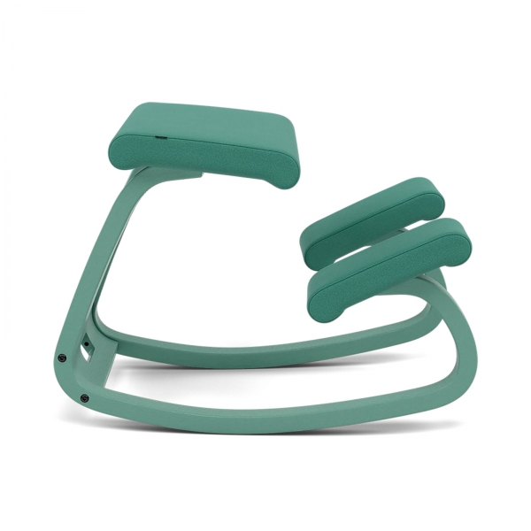 Chaise de bureau ergonomique à bascule en tissu vert - Variable Monochrome Varier® - 10