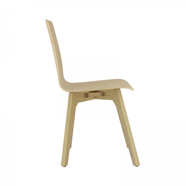 Chaise tendance en bois - Plaza - 3