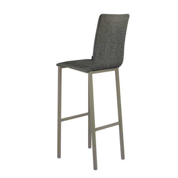 Tabouret haut dossier haut en tissu - Koko Mobliberica® - 5