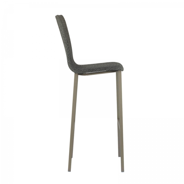 Tabouret de bar dossier haut en tissu - Koko Mobliberica® - 8
