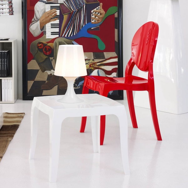 Chaise design Elizabeth Opaque en polycarbonate - 5