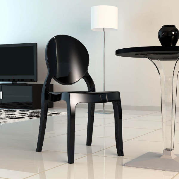 Chaise design Elizabeth Opaque en polycarbonate - 1