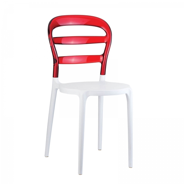 Chaise design en plexi et polypropylène - 5