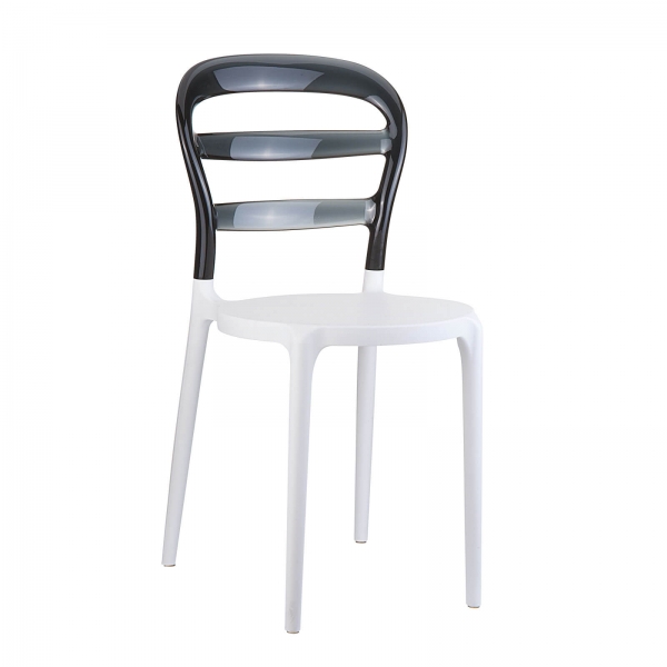 Chaise design en plexi et polypropylène - 7