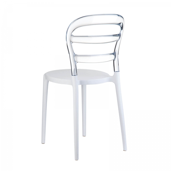 Chaise design en plexi et polypropylène - 3