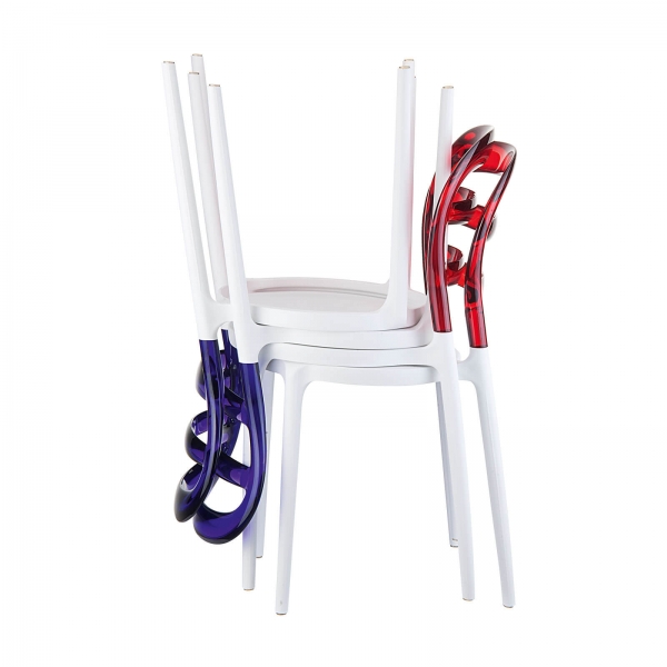Chaise design en plexi et polypropylène - 13