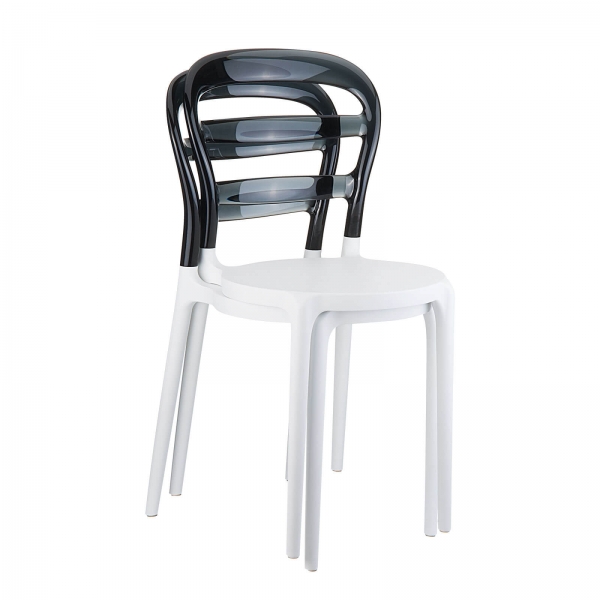 Chaise design en plexi et polypropylène - 14