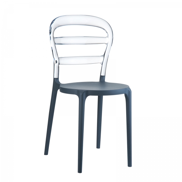 Chaise design en plexi et polypropylène - 12